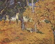Vincent Van Gogh Der Park des Spitals St-Paul in Saint-Remy painting